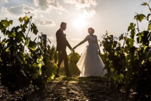 La lumière dorée du soleil couchant.